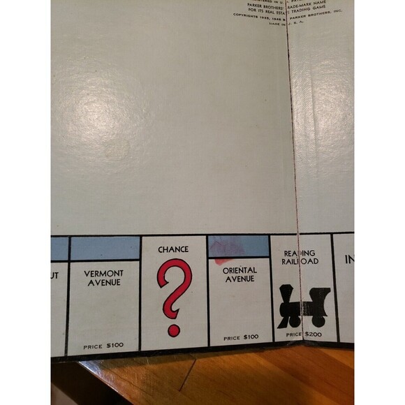 Vintage Parker Brothers MONOPOLY Game Popular Edition - Game And Board - Picture 5 of 14